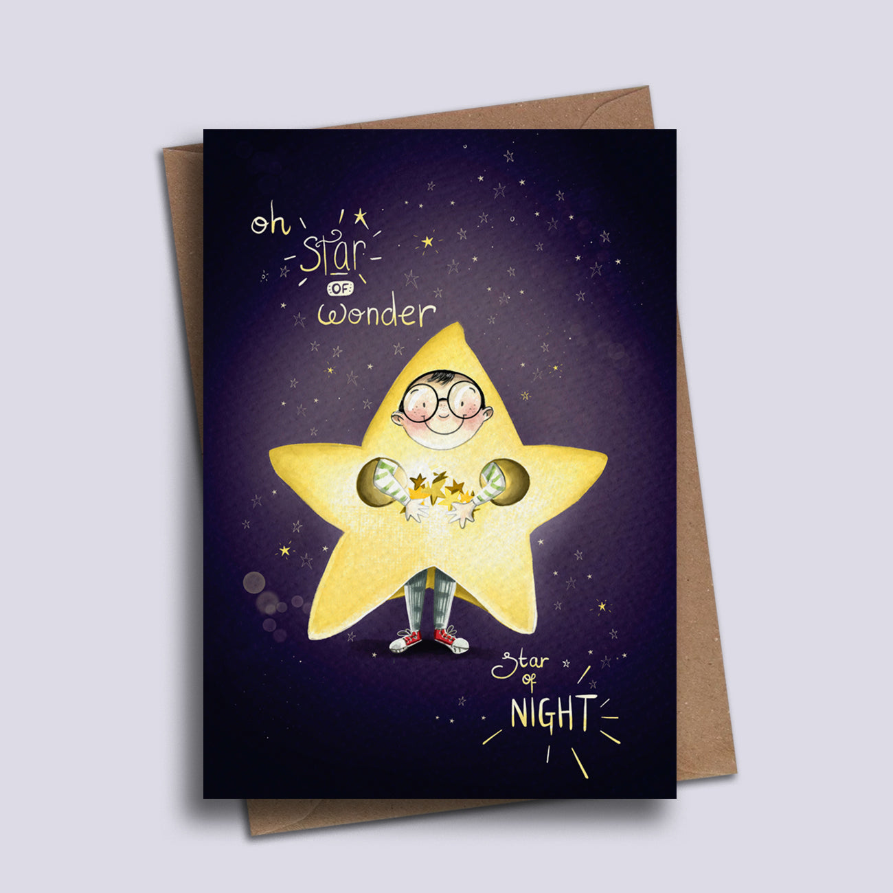 Oh Star of Wonder Christmas Card