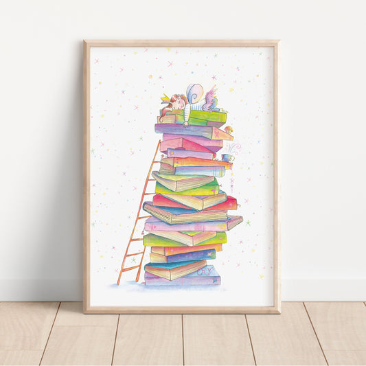 Magical Story Book Art Print – Day