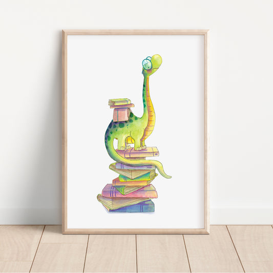 Diplodocus Story Book Print