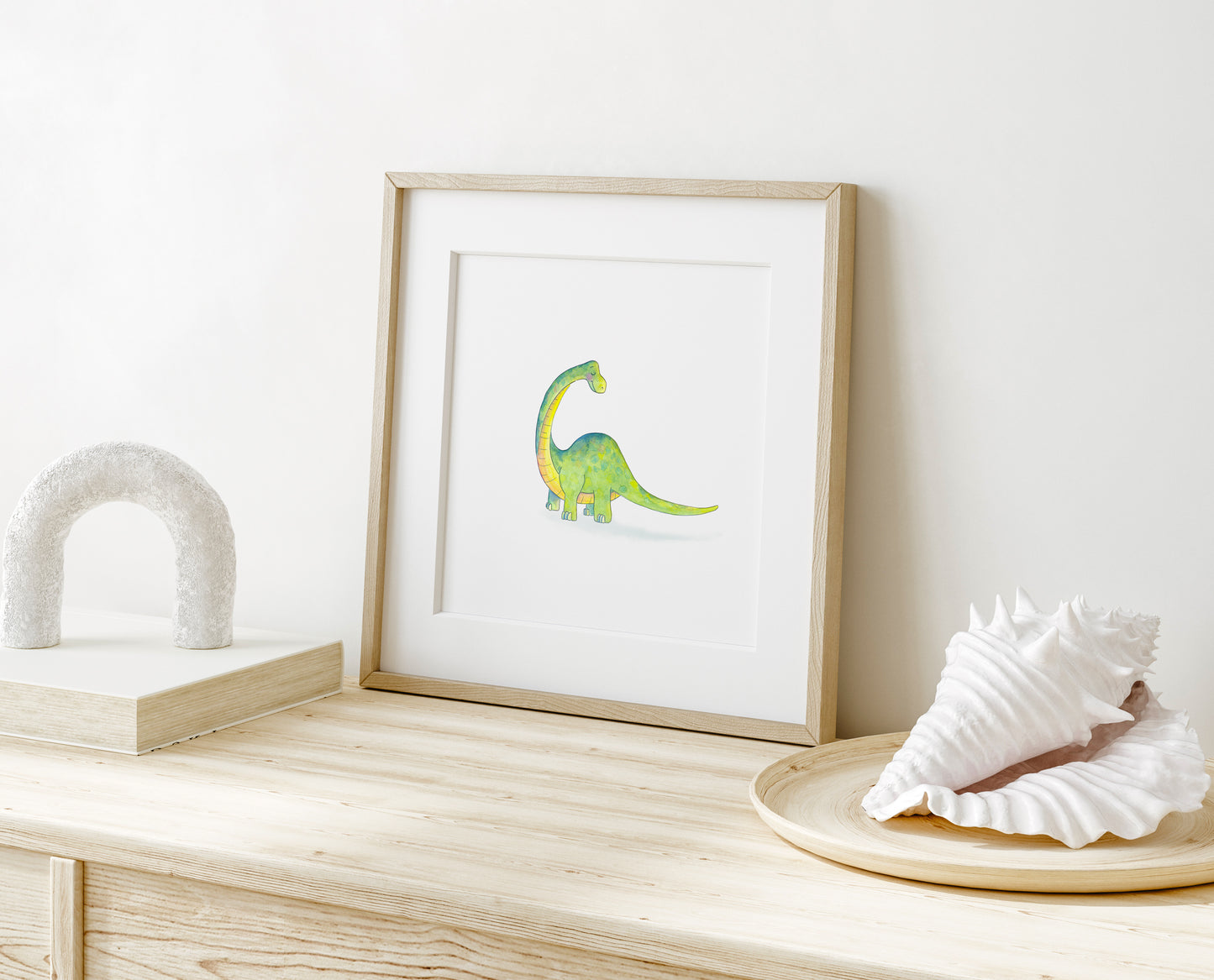 Timeless Dinosaurs Set of 4 Square Prints