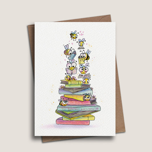 Book Bees Card