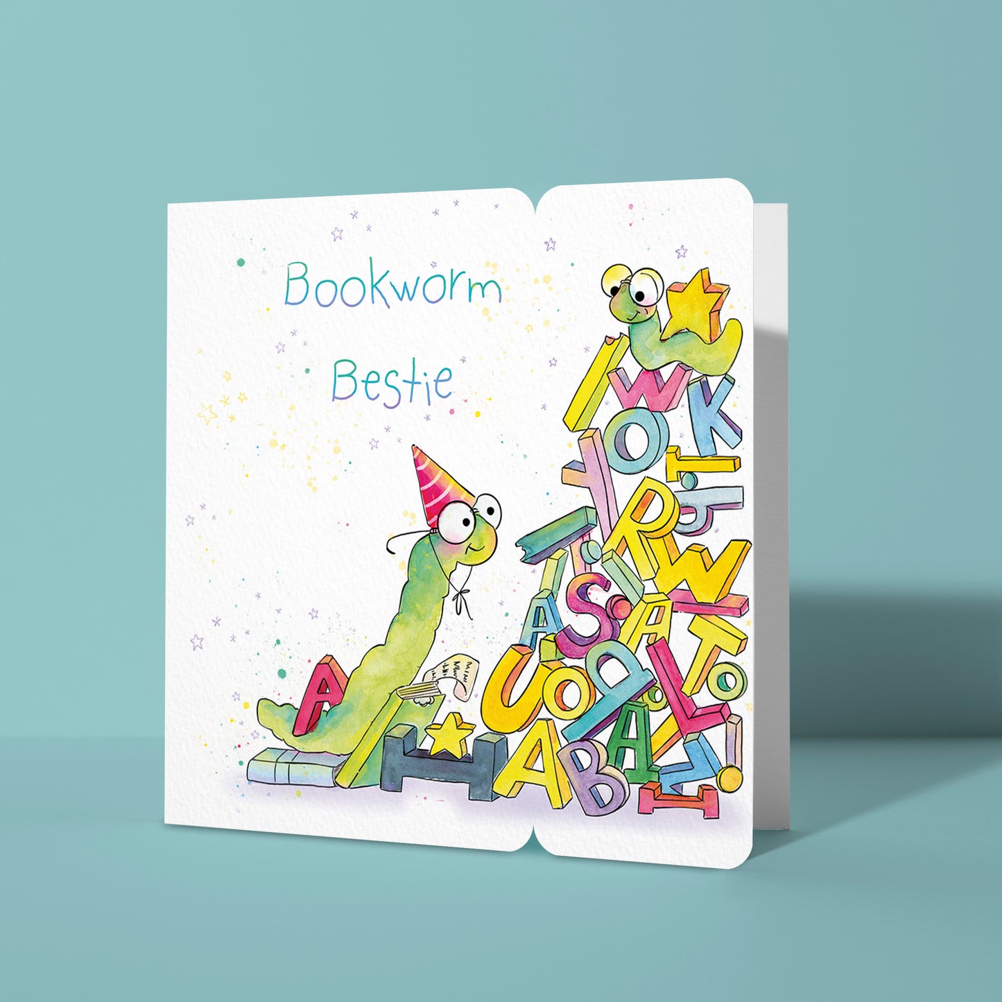 Bookworm Bestie Keepsake Bookmark Card