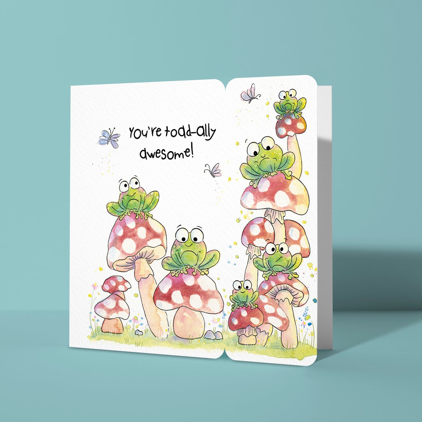 Toad-ally Awesome Keepsake Bookmark Card