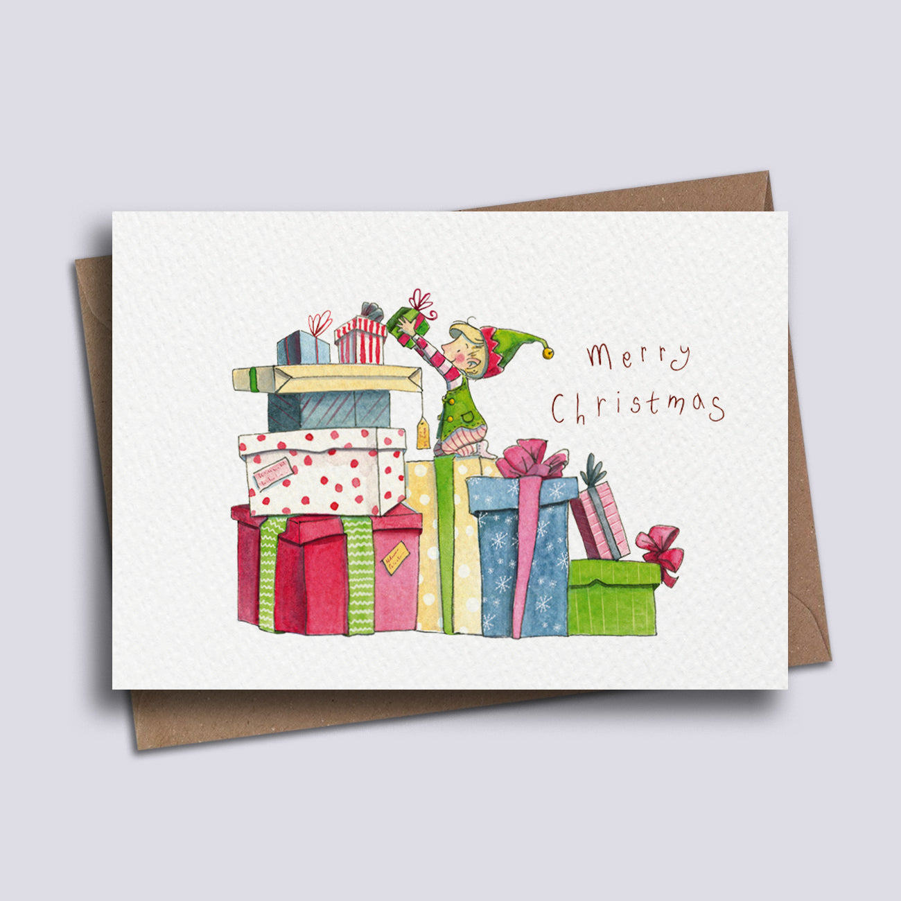 Little Elf Christmas Card