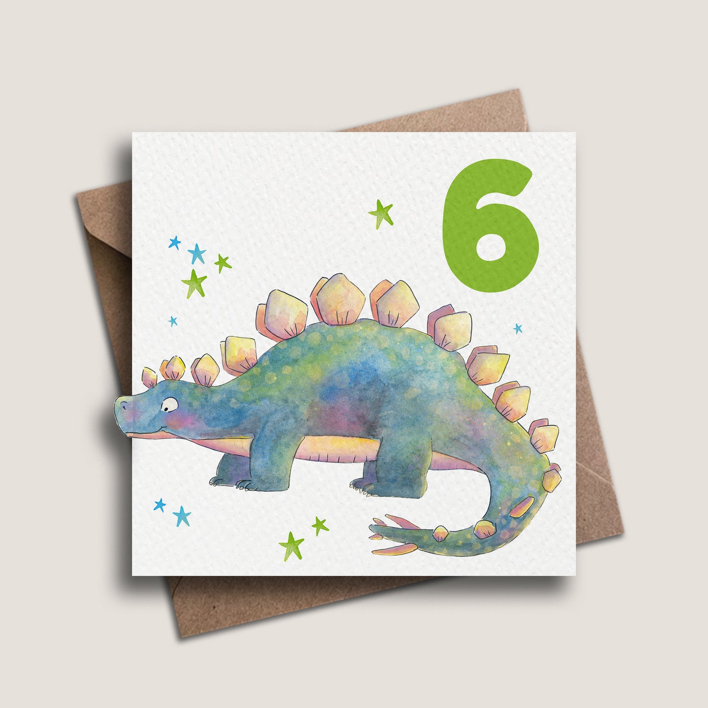 Dinosaur Age 6 Card