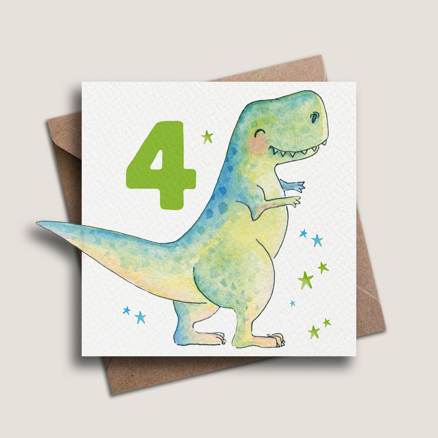 Dinosaur Age 4 Card