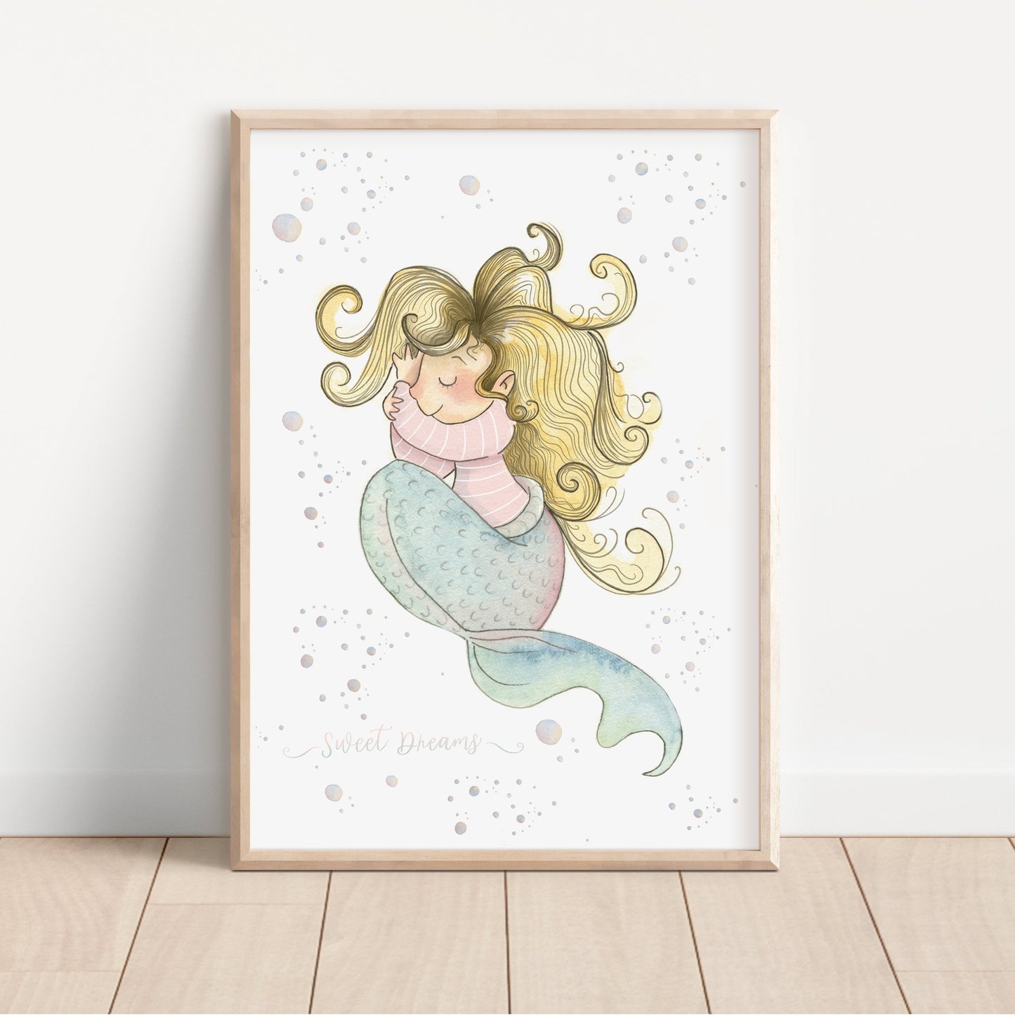 Sweet Dreams Mermaid Print