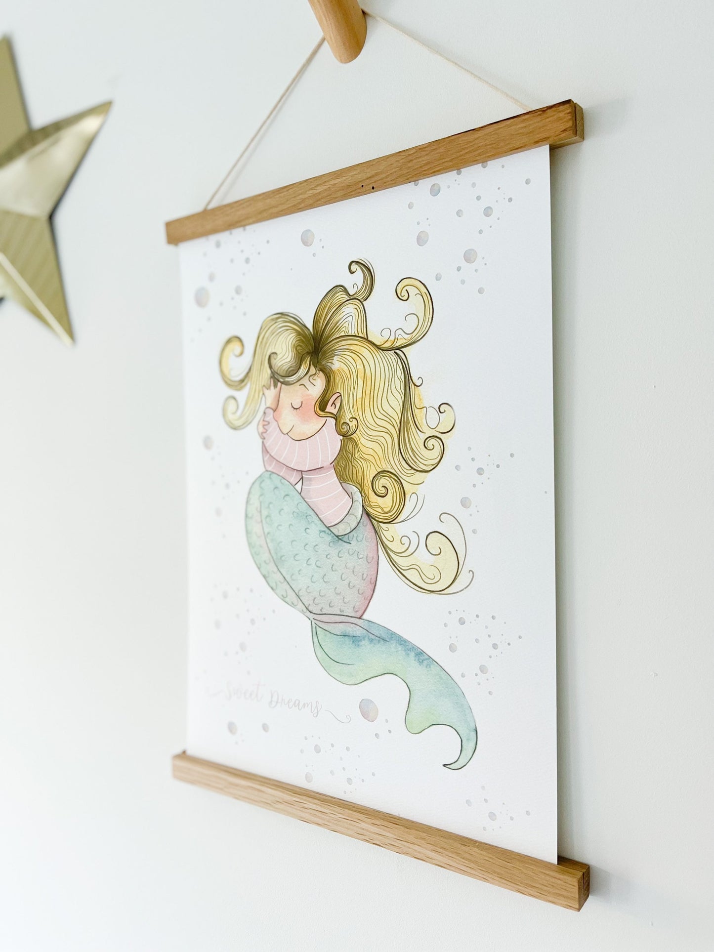 Sweet Dreams Mermaid Print